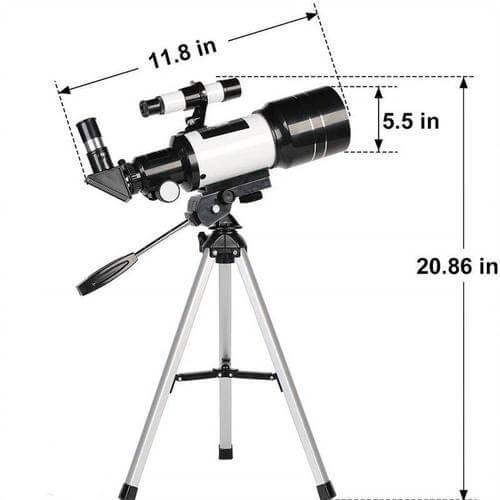 Professional Astronomical Telescope - Moon-Watching W/ Tripod Table Present - 150x Zoom - Image 3