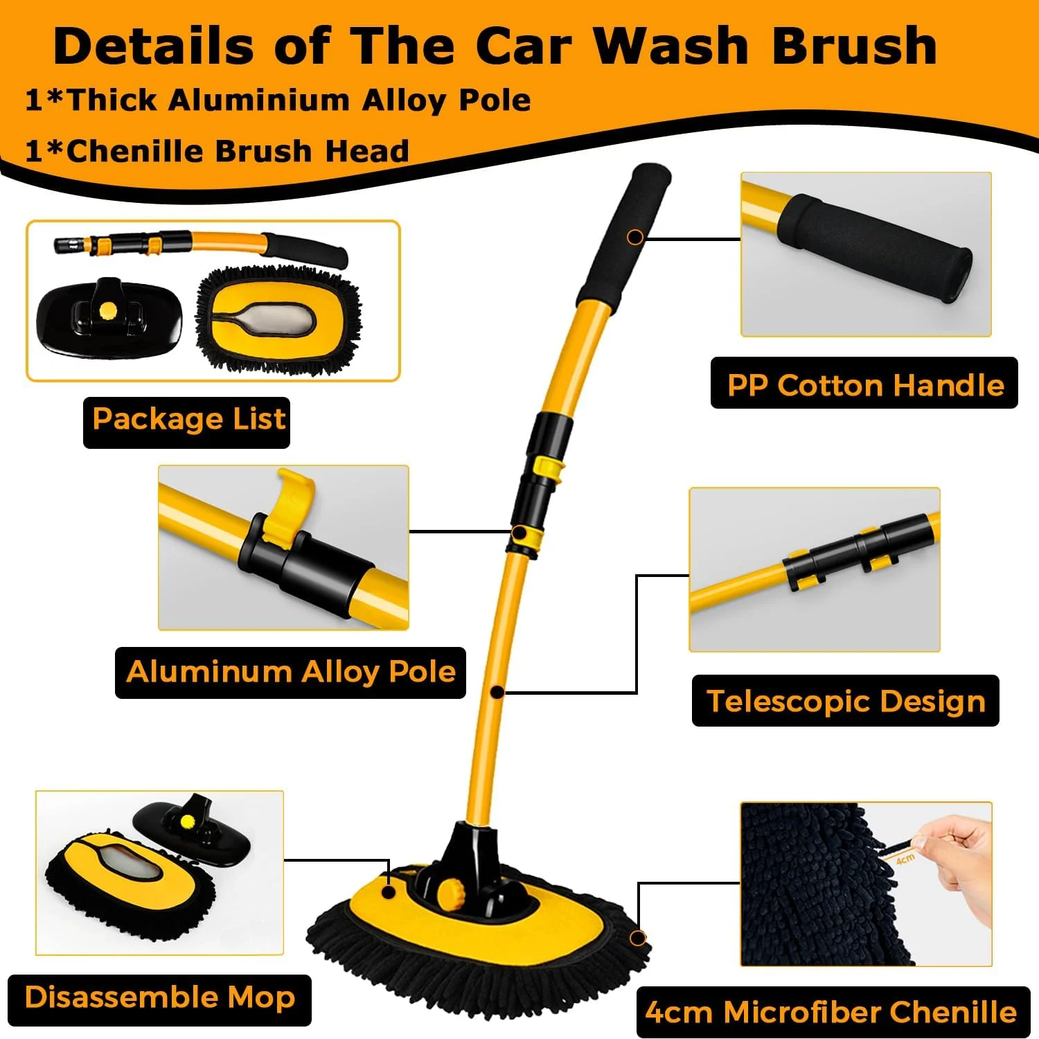 Professional Car Wash Brush - Image 7