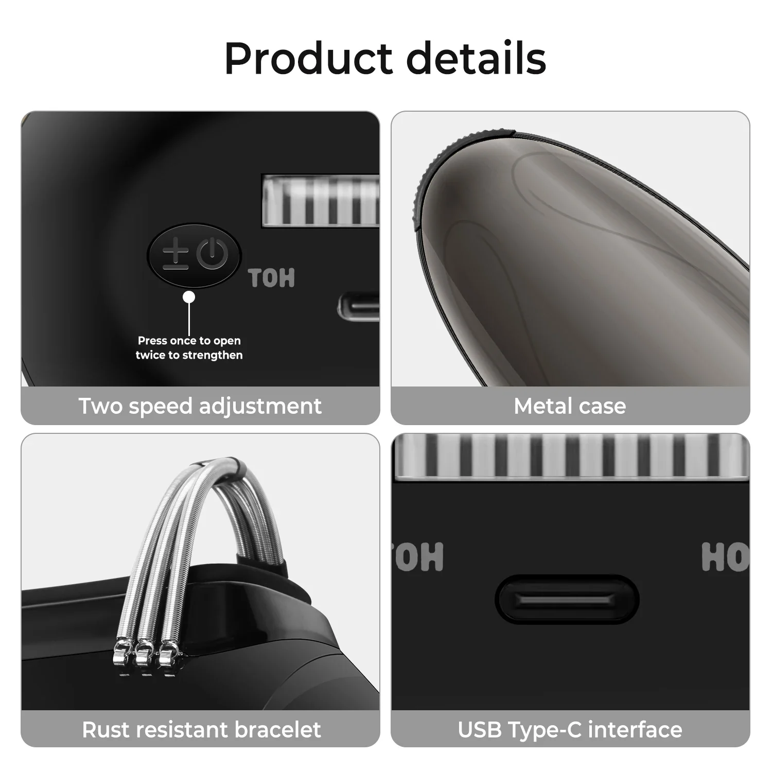 Professional Vibration Massager Barbershop Cordless Handheld Heat Massager USB Charging Body Neck Back Head Face Massager - Image 5