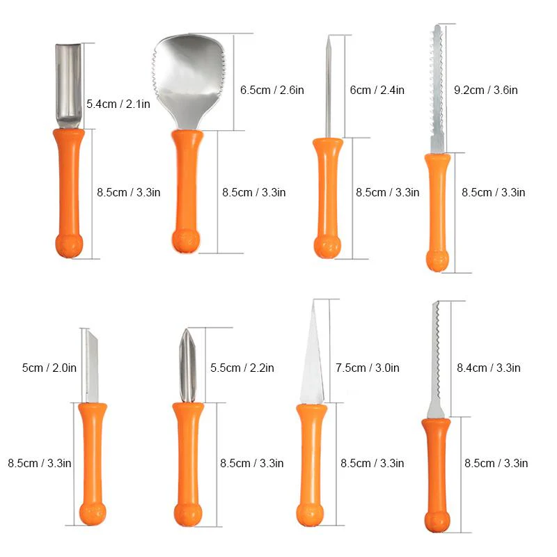 Pumpkin Cutting Set Stainless Steel Cutting Tool Set - Image 3