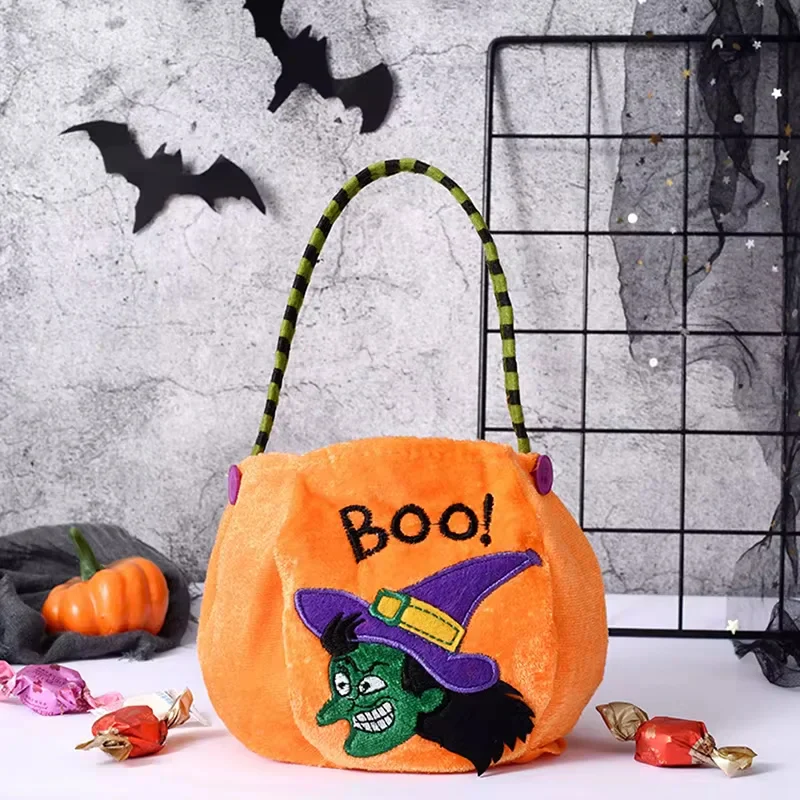 Pumpkin Halloween Treat Bag for Kids - Image 2
