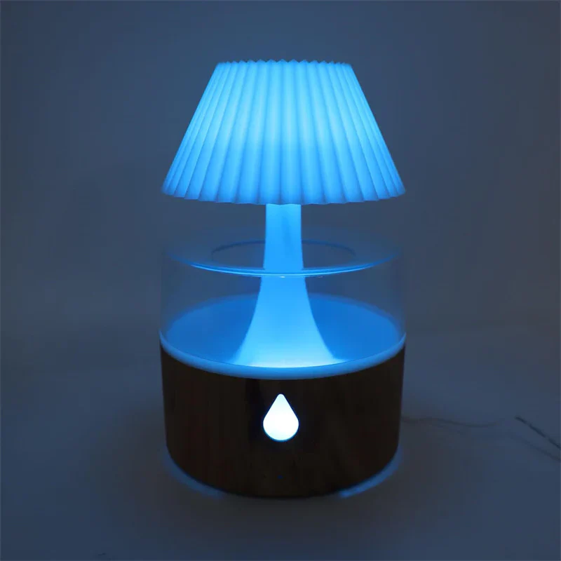 Rain Cloud Humidifier - Cool Mist Aromatherapy Diffuser, USB-Powered with Night Light - Image 3