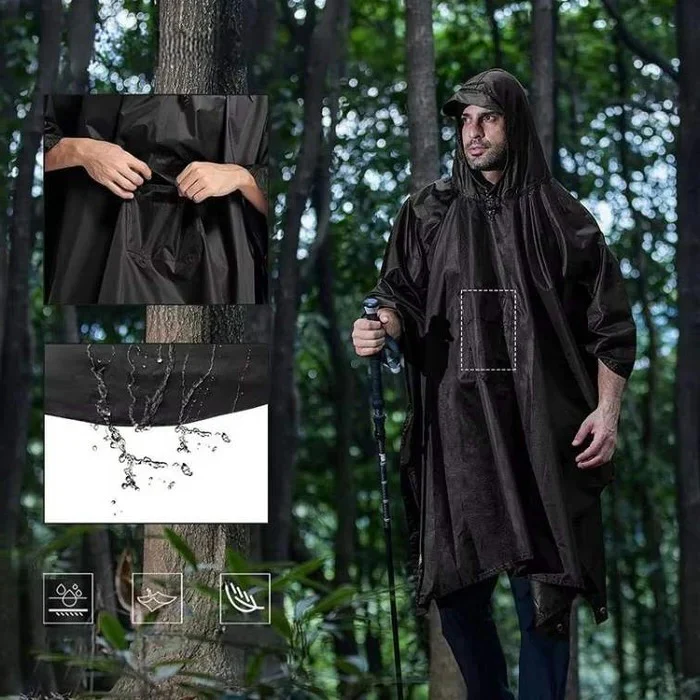 Rain Poncho for Outdoor Coverage - Image 4