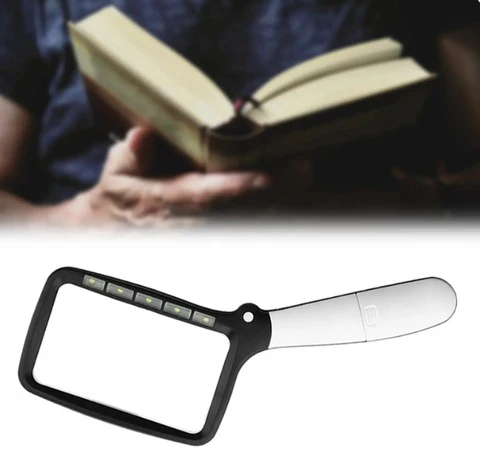 Reading Magnifier With LED Lighting - Image 2