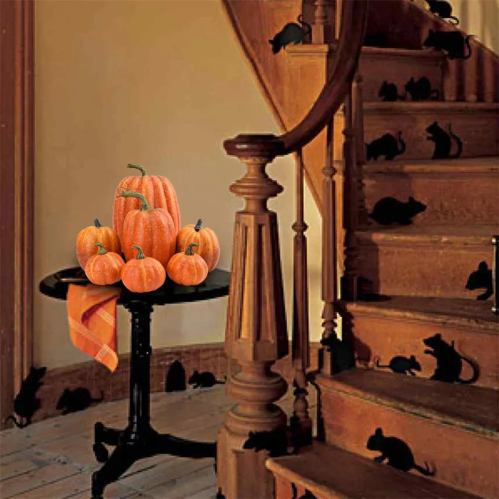 Realistic Fake Pumpkins Halloween Decor - Image 4