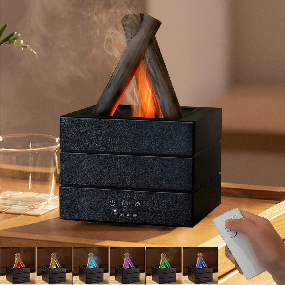 Realistic Flame Aroma Diffuser and Humidifier
