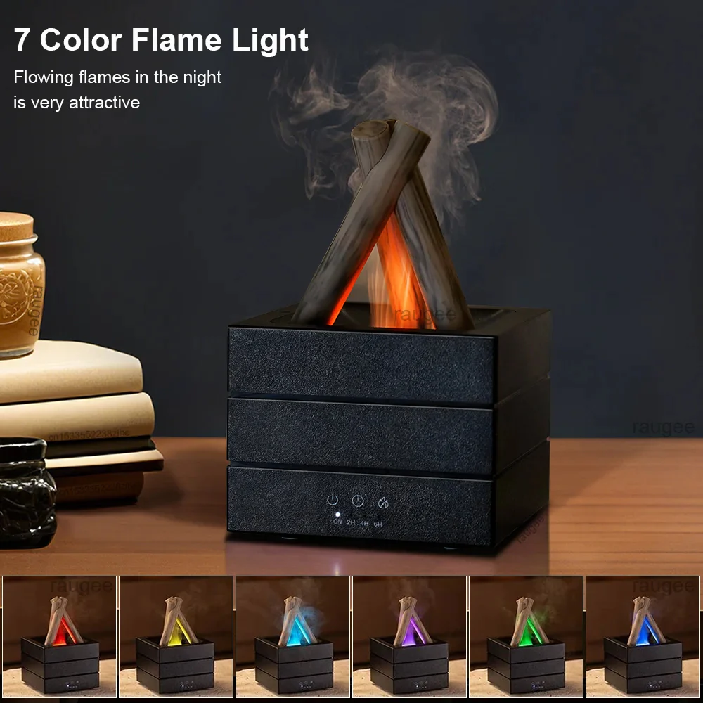 Realistic Flame Aroma Diffuser and Humidifier - Image 2