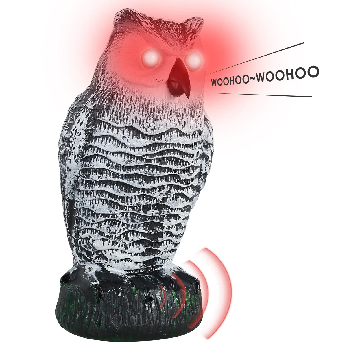 Realistic Owl Decoy Bird Repeller - Image 3