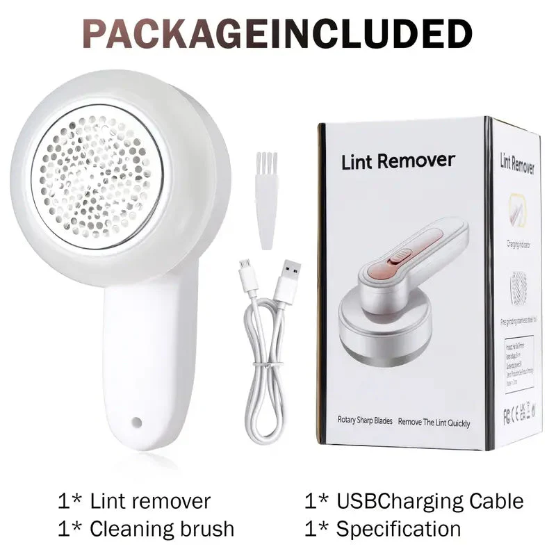 Rechargeable Electric Lint Remover for Clothing, Furniture, and Carpets - Image 2