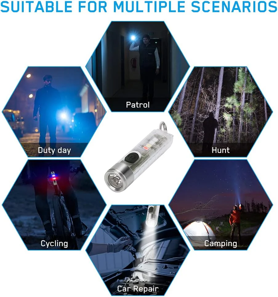 Rechargeable Keychain Flashlight - Image 6