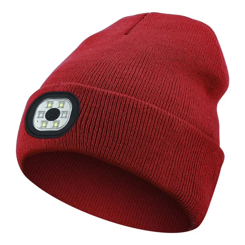 Rechargeable LED Beanie Hat for Winter - Image 11