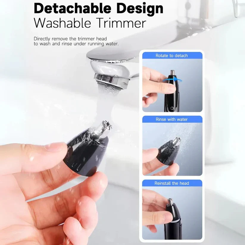 Rechargeable Nose & Ear Hair Trimmer - Image 12