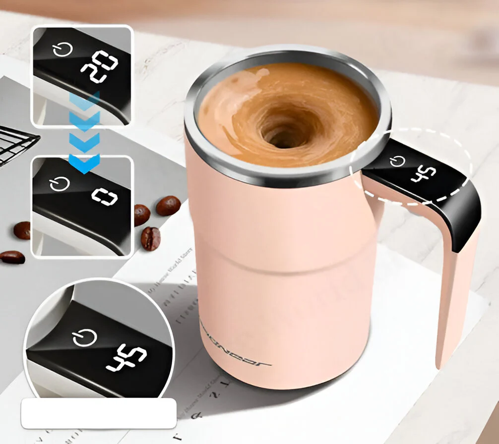 Rechargeable Mug with Built-in Stirring - Image 6