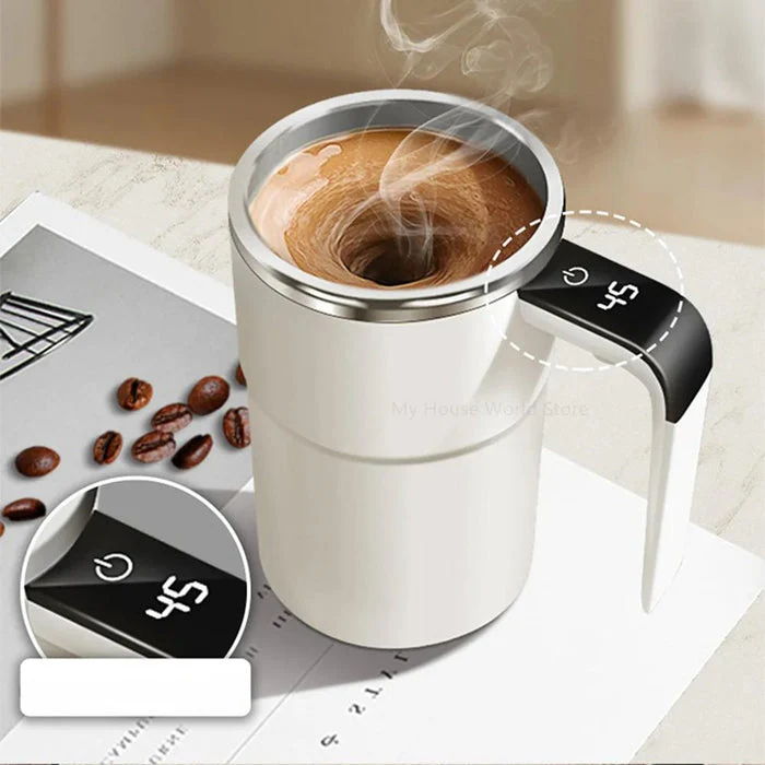 Rechargeable Mug with Built-in Stirring - Image 7