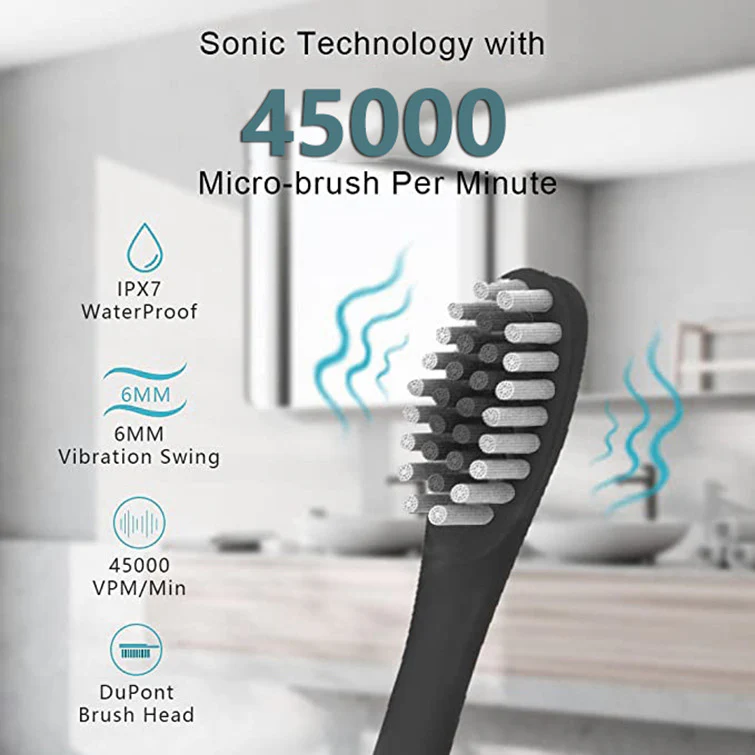 Rechargeable Ultrasonic Electric Toothbrush - Image 4