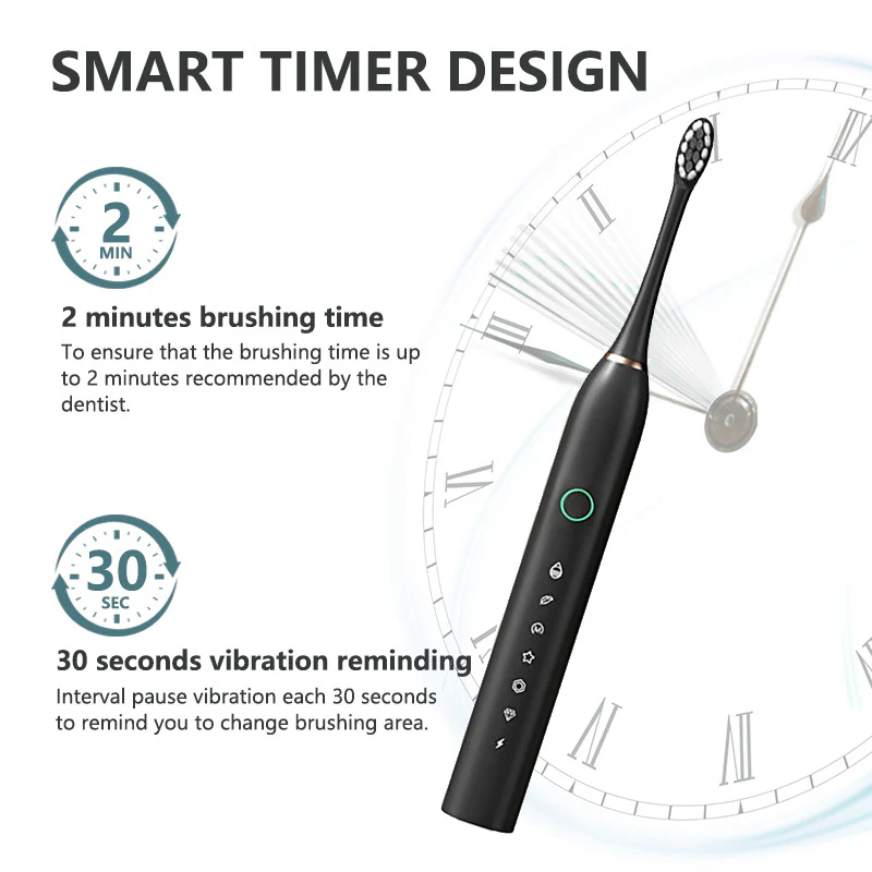 Rechargeable Ultrasonic Electric Toothbrush - Image 5