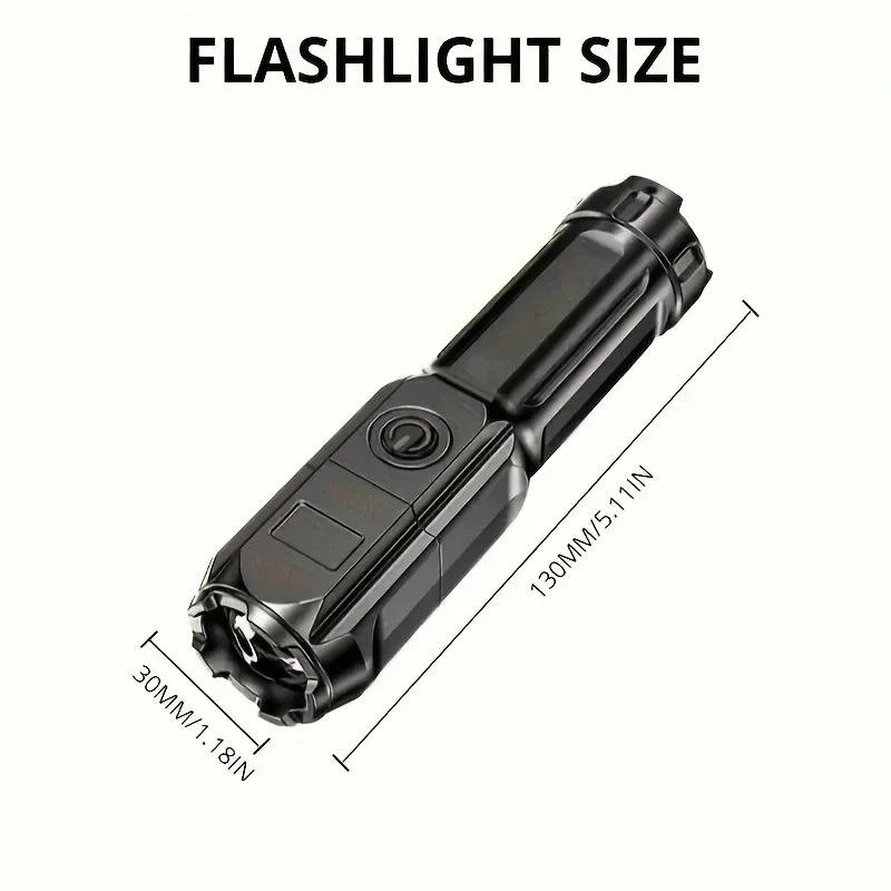 Rechargeable Ultraviolet UV Flashlight, Zoomable - Image 6