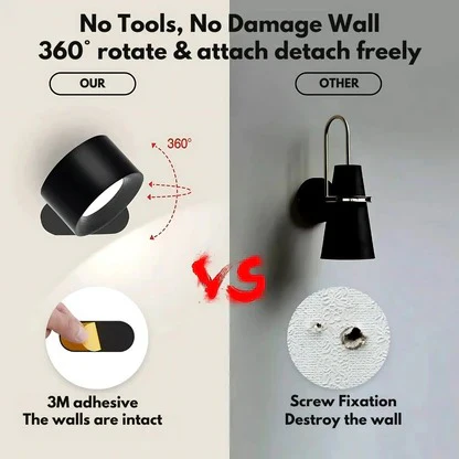 Rechargeable Wall Light with 360° Rotation - Image 16