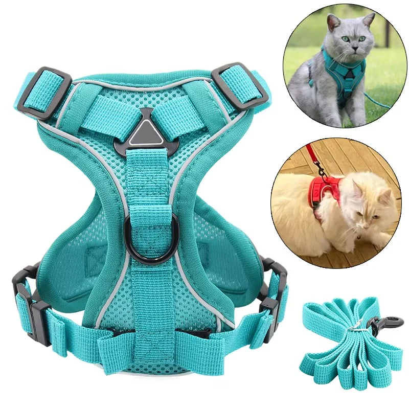 Reflective Cat Harness and Leash Set - Image 5