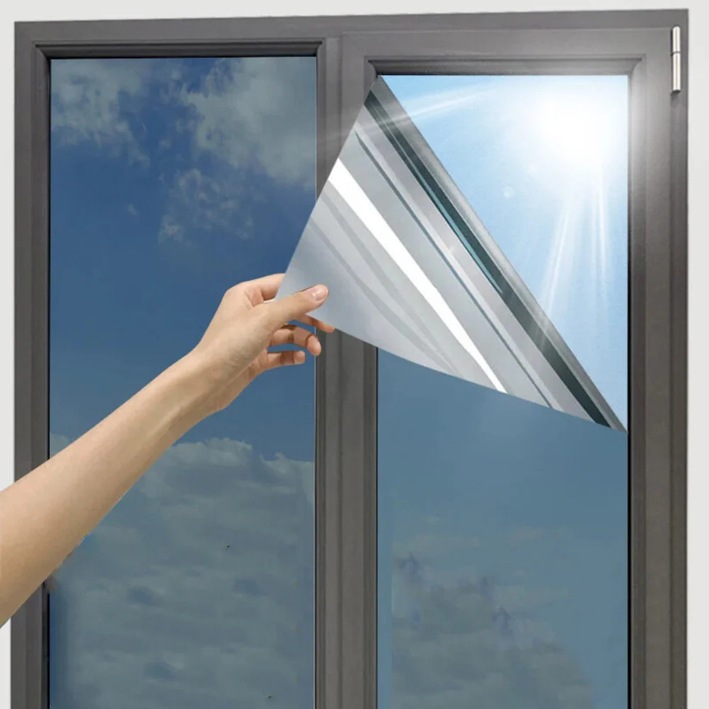 Reflective One-Way Privacy Glass Window Insulation Film - Image 8