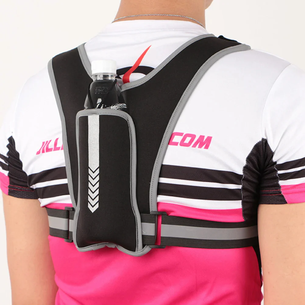 Reflective Running Vest Chest Bag - Image 2