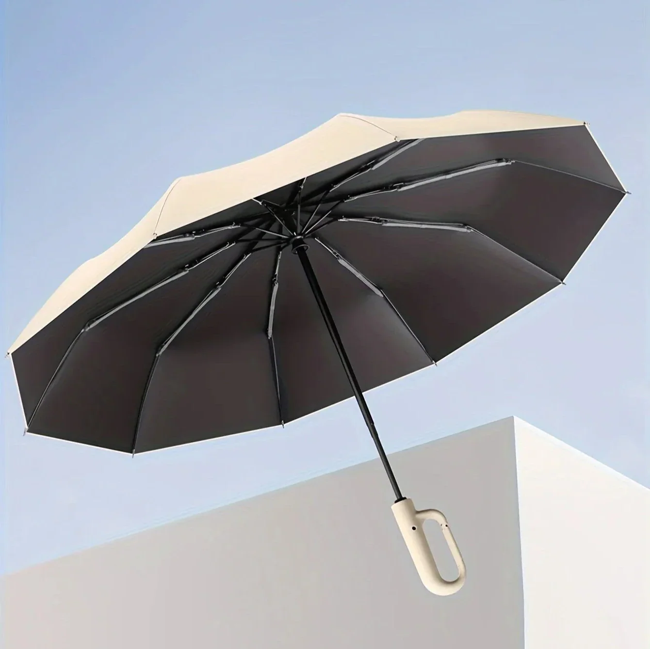 Reinforced Contemporary Compact Umbrella - Image 6