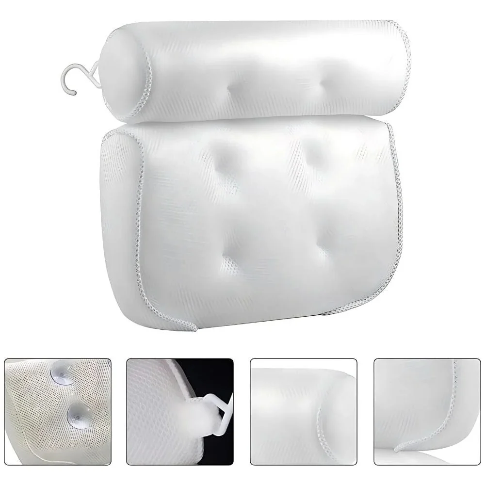Relaxing Bath Cushion Headrest Back Pillow for Bathtub - Image 7