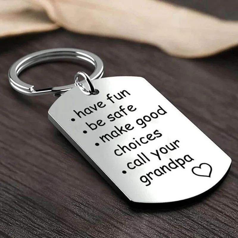 Reminder to Do Things Stainless Steel Keychain - Image 4