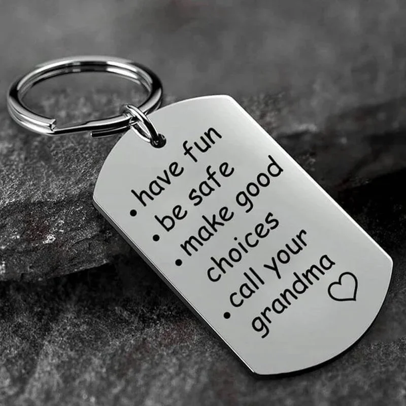 Reminder to Do Things Stainless Steel Keychain - Image 6