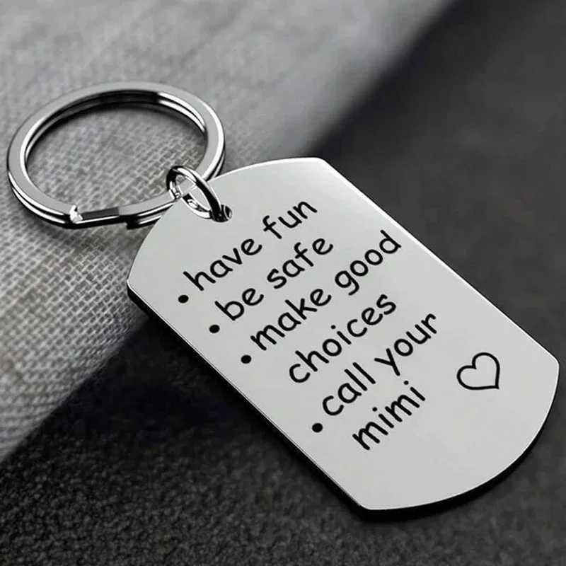 Reminder to Do Things Stainless Steel Keychain - Image 8