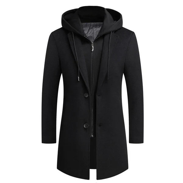 Removable Hooded Coat - Image 2
