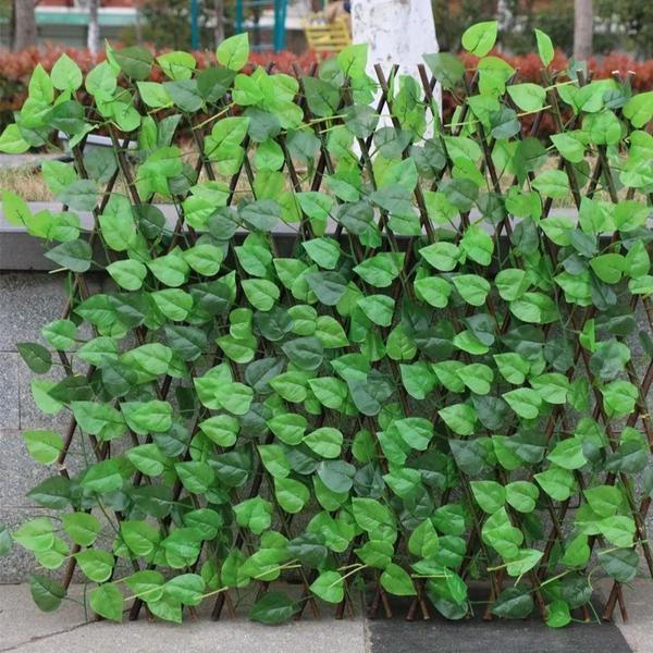 Retractable Artificial Garden Plant Fence - Image 2