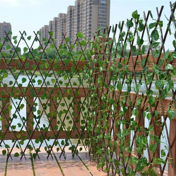Retractable Artificial Garden Plant Fence - Image 3