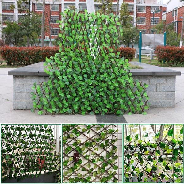 Retractable Artificial Garden Plant Fence - Image 4