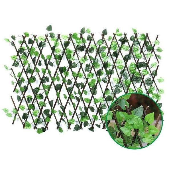 Retractable Artificial Garden Plant Fence - Image 5