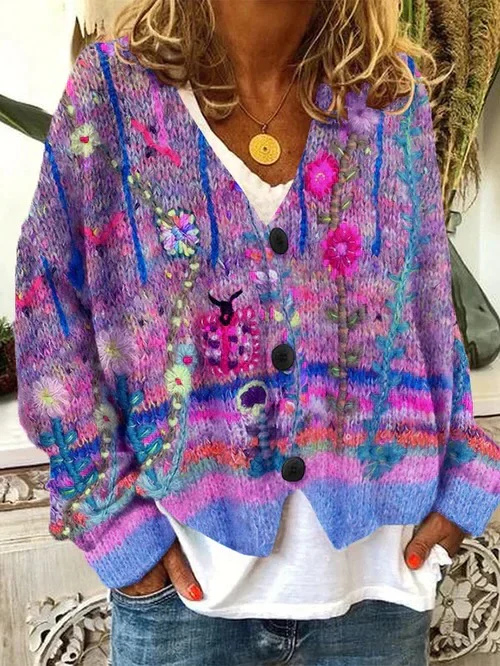 Retro Cardigan For Women - Image 2