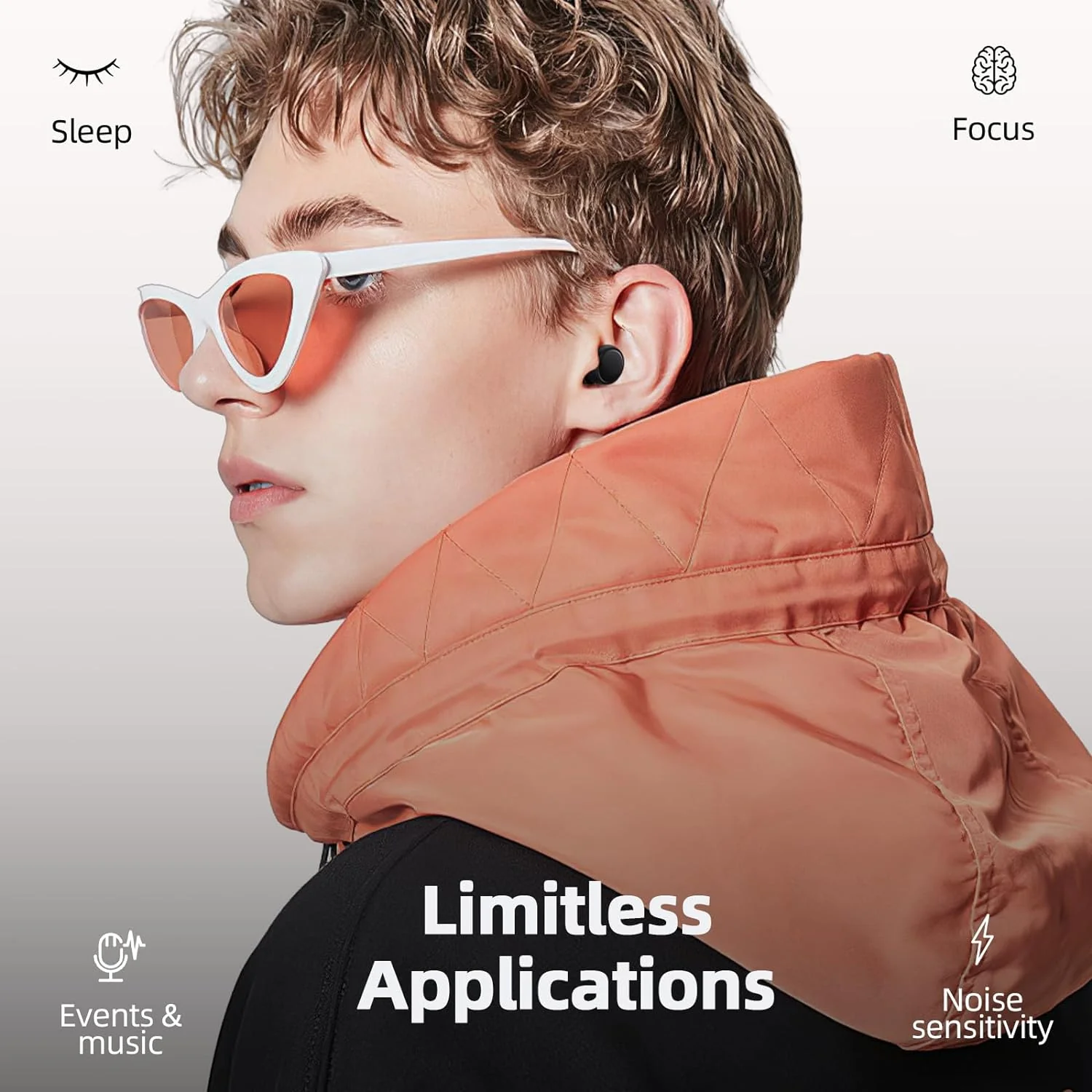 Reusable Noise Cancelling Ear Plugs For Sleeping Focus And Travel - Image 5