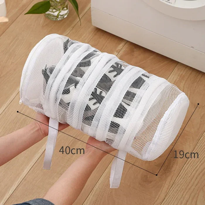 Reusable Shoe Laundry Cleaning Bag - Zippered Wash Bag for Washing Machines, Perfect Sneaker & Tennis Shoe Cleaner Kit for Dirt-Free Shine - Image 3