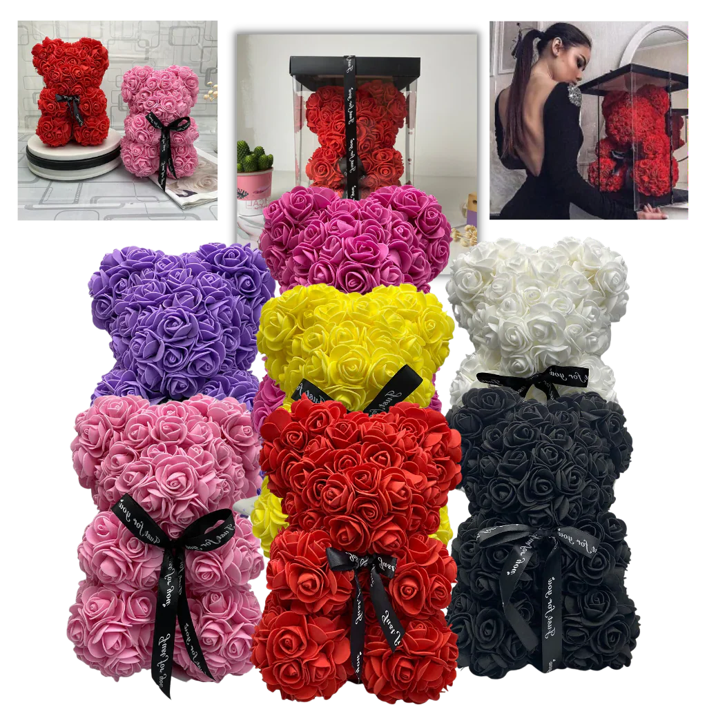 Roses teddy bear - Image 10