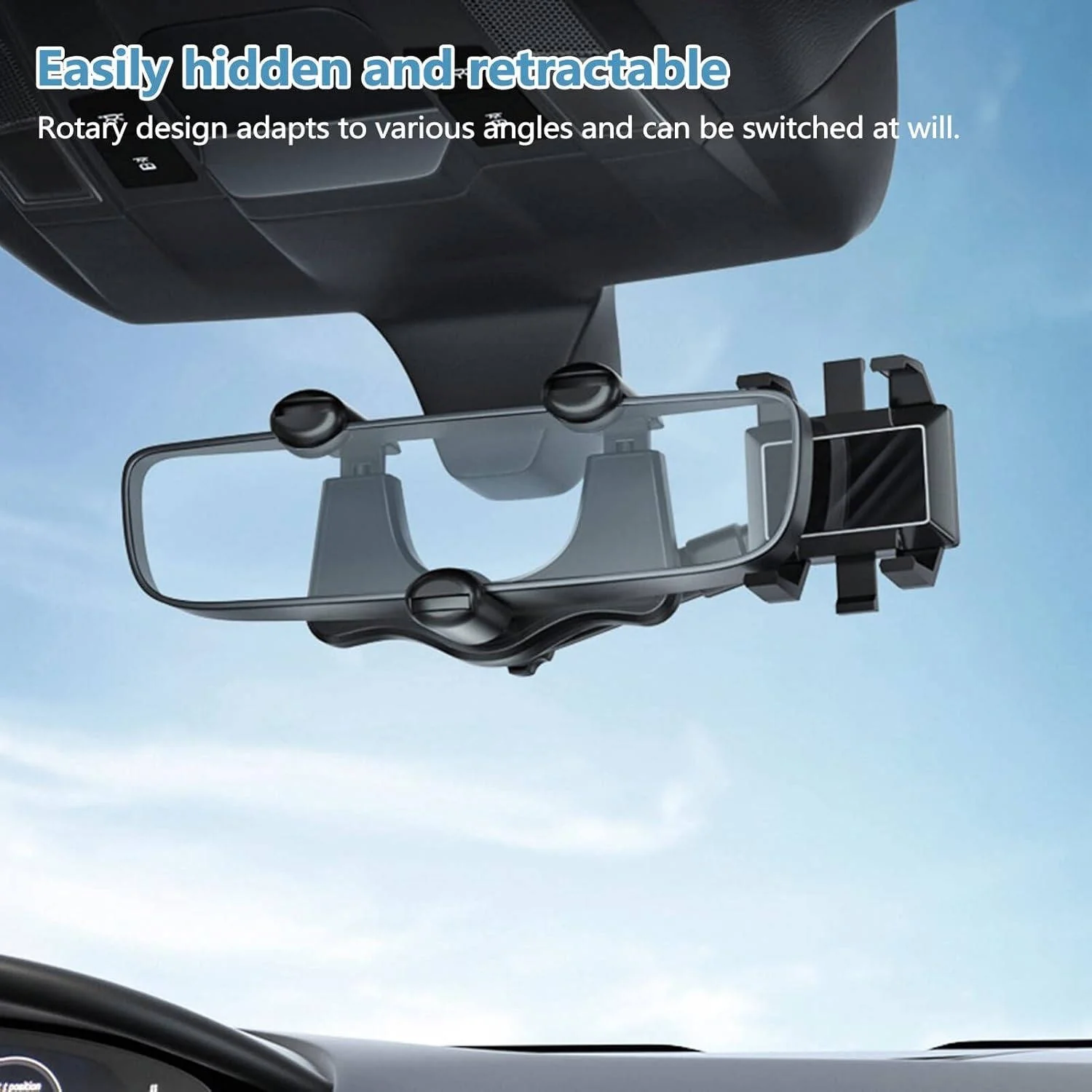 Rotatable and Retractable Car Phone Holder - Image 5