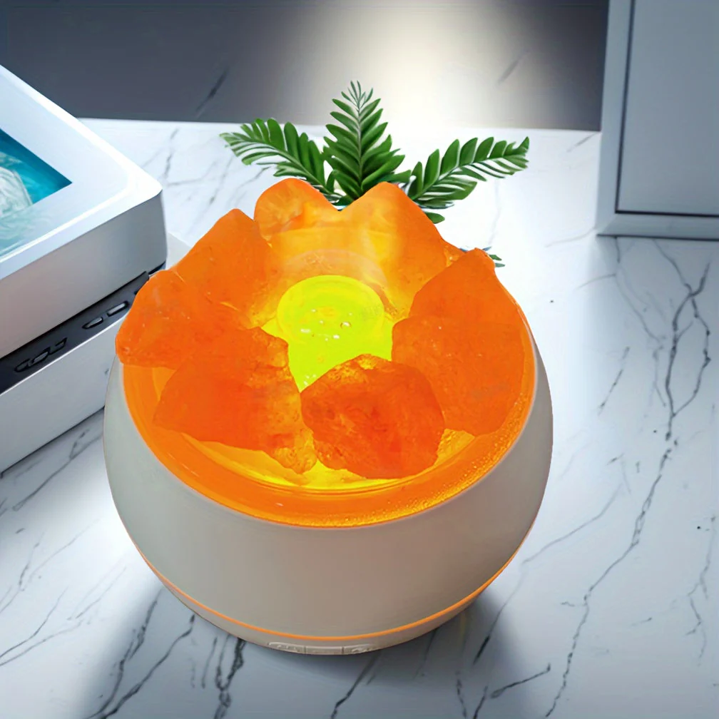 Salt Lamp Diffuser - 3-in-1 Essential Oil Diffuser - Image 4