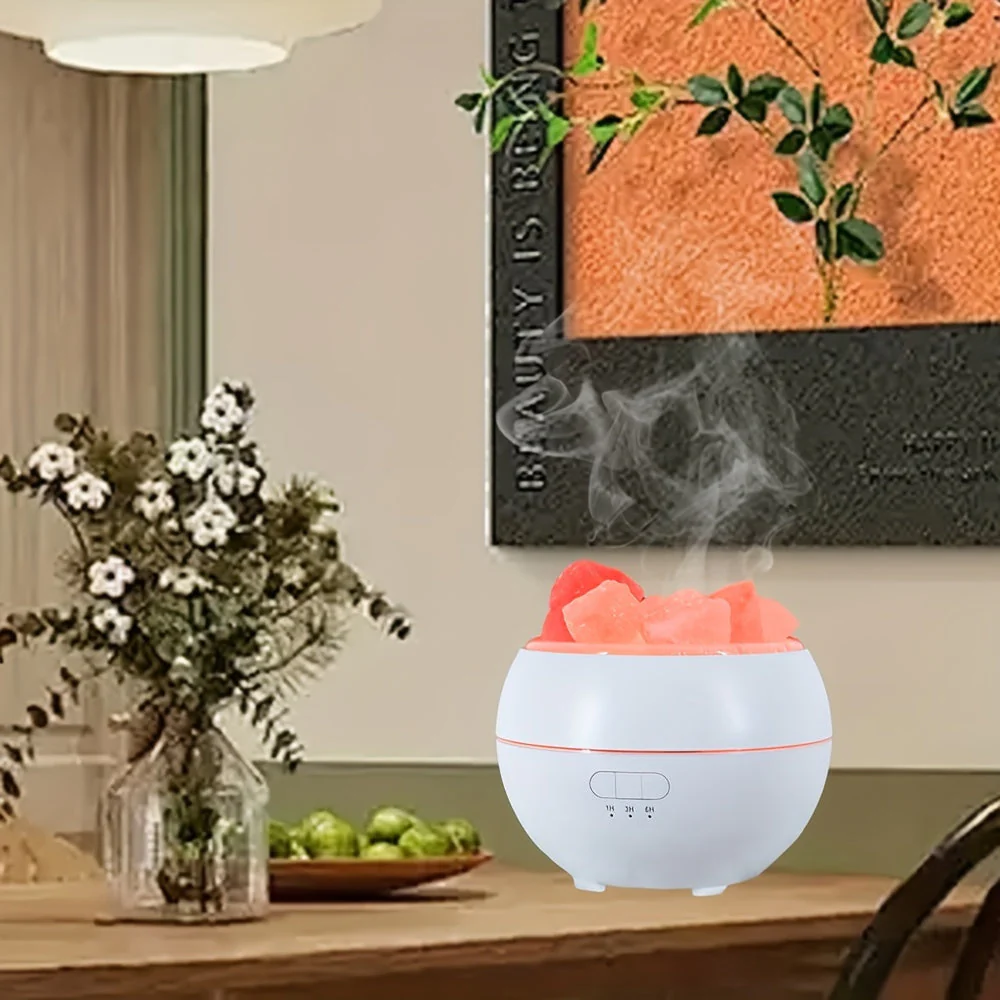 Salt Lamp Diffuser - 3-in-1 Essential Oil Diffuser - Image 9