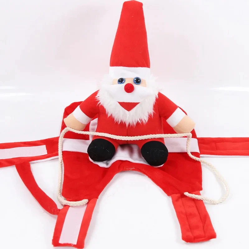 Santa Riding Dog Christmas Costume - Image 3