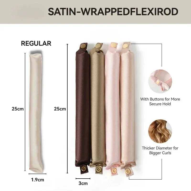 Satin Headband Heatless Hair Curler - Image 3