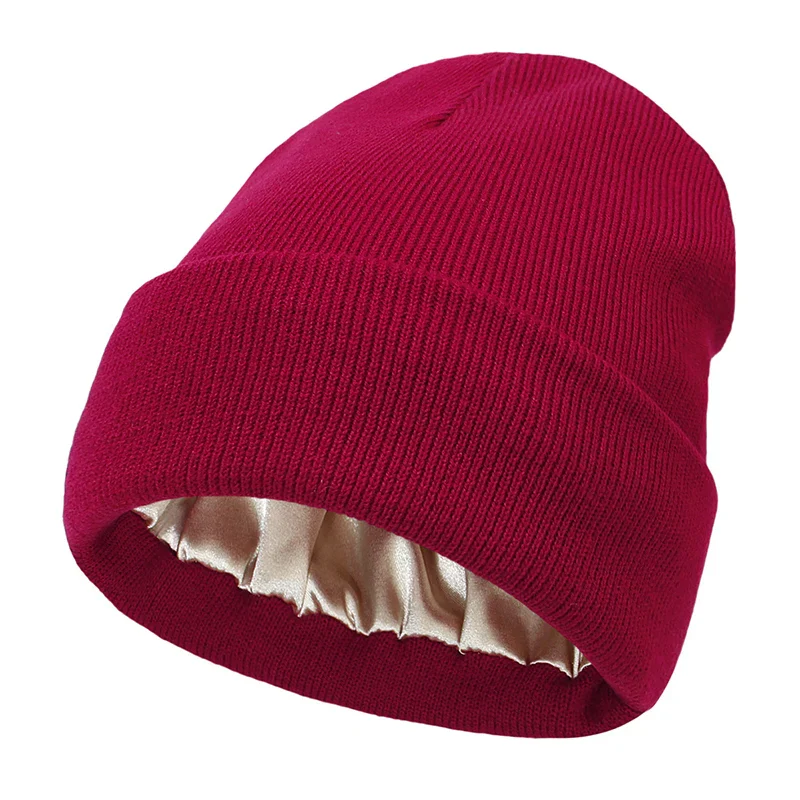Satin Lined Hat Beanie Cap for Women - Image 4