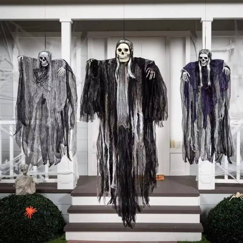 Scary Realistic Halloween Hanging Decorations Outdoor And Indoor - Set Of Three - Image 5
