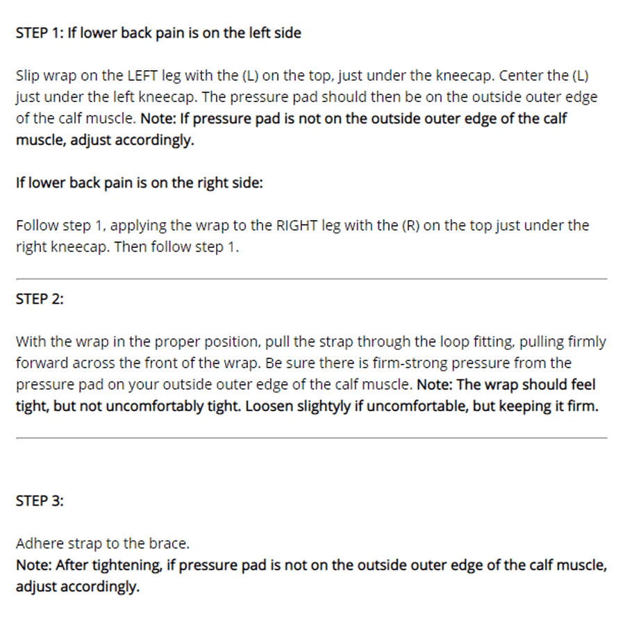 Sciatic Nerve Brace ~ Sciatica Acupressure Leg & Back - Image 4