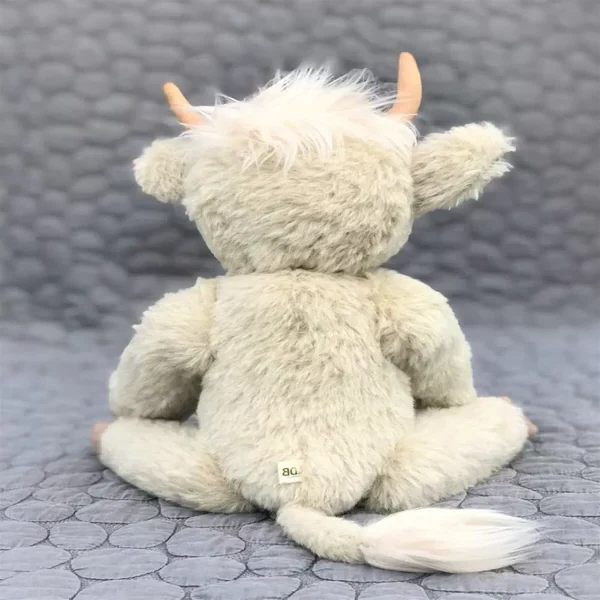 Scottish Handmade Highland Cattle Plush Toy - Image 2