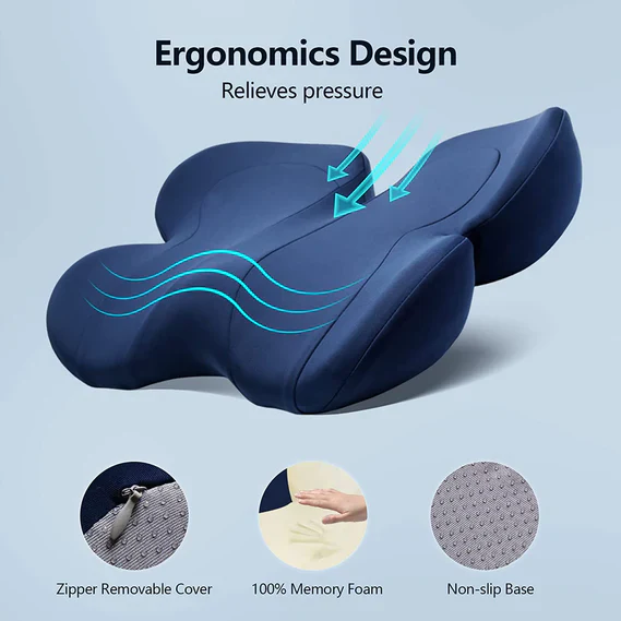 Seat Cushion for Tailbone Pain and Pressure Relief - Image 4