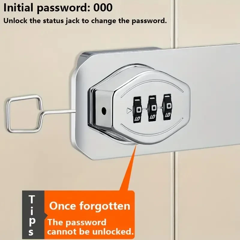 Secure Cabinet Lock with 3-Digit Combination Lock - Image 4